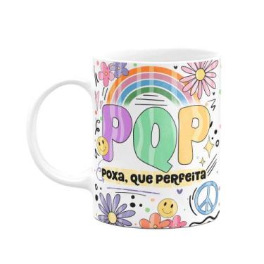 Imagem de Caneca Divertida Vibes - PQP - Poxa, que perfeita! - JPS INFO