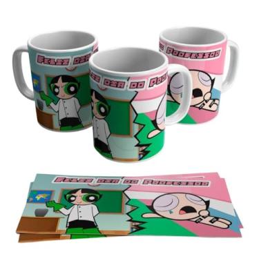 Imagem de Canecas de Porcelana Branca Personalizadas Coleção Profissões 2 (Professor 11)