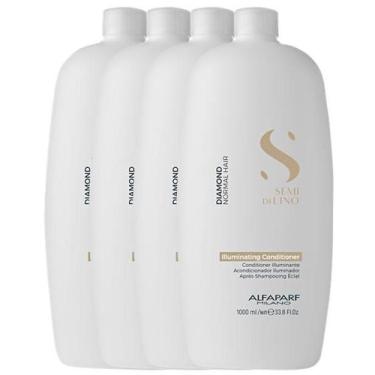 Imagem de Kit 4 Condicionador Alfaparf Diamond Illuminating  1L - Alfaparf Milan