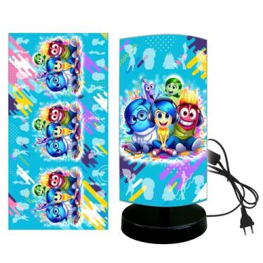 Imagem de Abajur luminaria infantil quarto bebe uniq divertidamente azul - ATACA