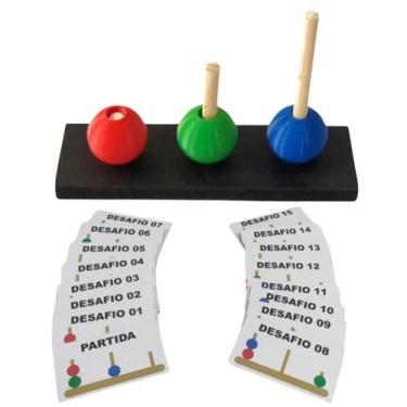 Imagem de Torre de Londres Brinquedo Educativo: Desenvolva Habilidades Cognitiva