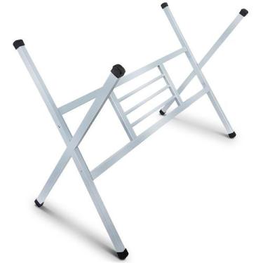 Imagem de Base Para Mesa De Jantar Prata Tampo Pedra 1,20 X 0,80 - Genus Móveis,