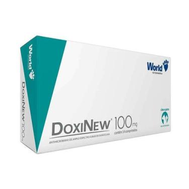 Imagem de Antimicrobiano DoxiNew World 100mg para Cães de 20kg e Gatos
