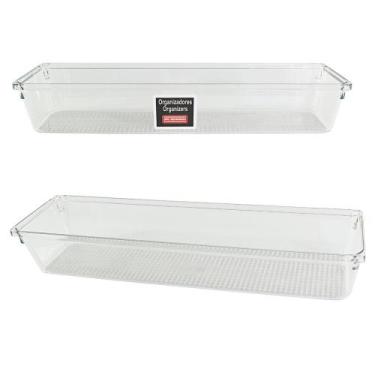 Imagem de Organizador de Gavetas Transparente 30x8 - Fullcommerce