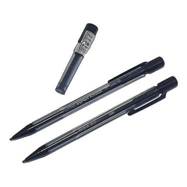 Imagem de 2 Antigas Lapiseiras 0,5mm Pilot Super Knock Sem Uso Novas