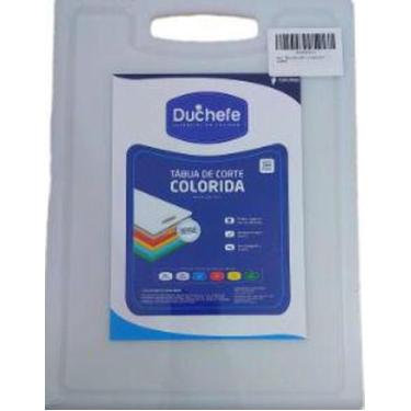 Imagem de Tabua de corte polietileno branca duchefe 400x250x10 c/ canaleta