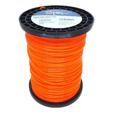 Imagem de Fio Nylon Roçadeira Redondo 2kg 2.4mm Stihl Husqvarna 388 M - Spin/Vul