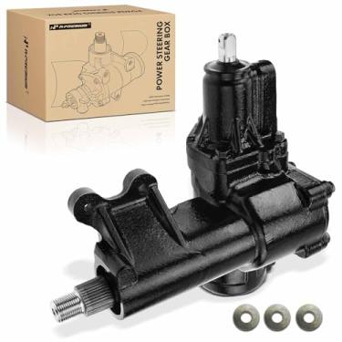 Imagem de A-Premium Conjunto completo de caixa de engrenagens de direção hidráulica compatível com Jeep Wrangler 2007-2017, Wrangler JK 2018, 3,6L 3,8L, apenas 4 portas, substitui # 52060172AE 52126348AA
