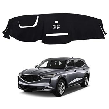 Imagem de Autorder Capa de painel para Acura MDX 2022 2023 2024 acessórios capa de painel de flanela tapete de painel protetor de raios UV para para-sol brilho
