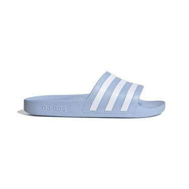 Imagem de adidas Adilette Aqua Slide adulto unissex, Azul/branco/azul, 14 Women/13 Men