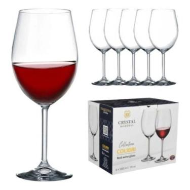 Imagem de Conjunto De Taças Crystalite Bohemia Vinho 580ml 6 Peças, Transparente