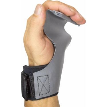 Imagem de Hand Grip Cinza Luva Proteção Barra Academia, P