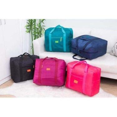 Imagem de 6 Bolsa/ Sacola Dobrável De Viagem Travel Bag Prende Na Mala - mrvenda