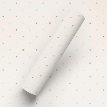 Imagem de Papel de Parede Adesivo Tema Bolinhas Coloridas Quarto - BAZAR DOS QUA