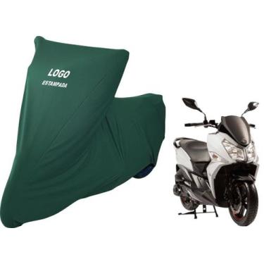 Imagem de Capa Para Proteger Moto DafraCruisym 150 Sob Medida - Mz, Verde