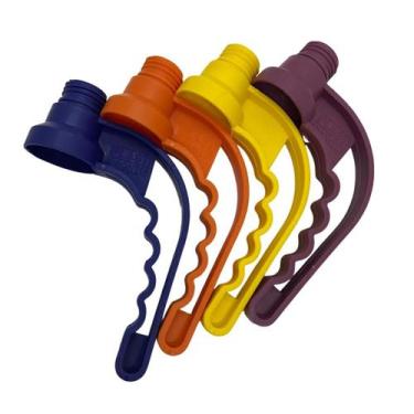 Imagem de Kit 3 Alça Pegadora Suporte Para Garrafa Pet De 1,5 Litros A 3 Litros 