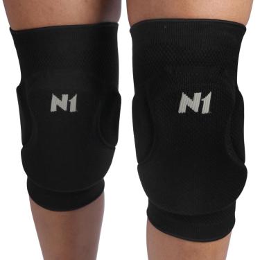 Imagem de Joelheira Vôlei Profissional Knit 3d Spry N1 Sport VOLEI BRASIL Par Preta-P