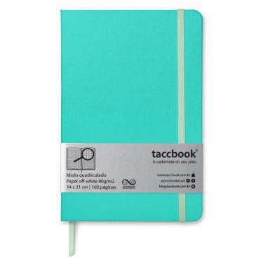 Imagem de Caderno Quadriculado taccbook Verde água 14x21 Ríg.
