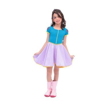 Imagem de Vestido Infantil Empatia Azul e Lilás - COMFY - QUIMERA KIDS, 4