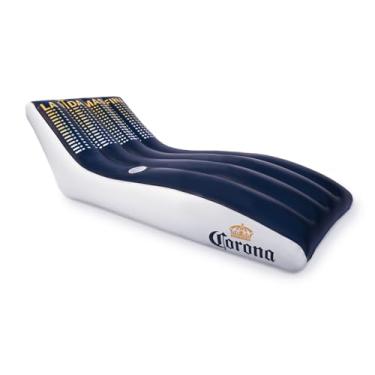 Imagem de COMFY FLOATS Corona Giant Espreguiçadeira inflável de luxo, cadeira flutuante de piscina para adultos
