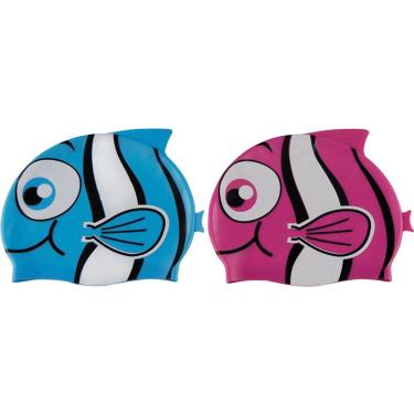 Imagem de Touca para Natação MOR de Silicone Peixinhos Sortido