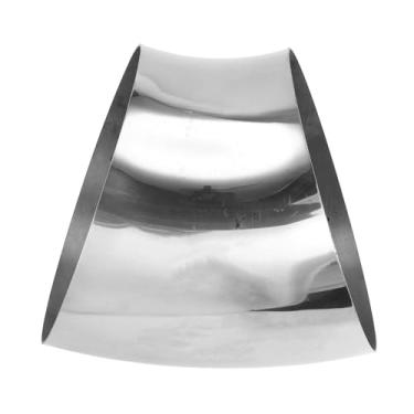 Imagem de Motoforti Tubulação de tubo de escape modificada para carro curva mandril 45 graus espessura OD 1,5 mm/16GA 219x265x1,5 mm aço inoxidável 304 tom prata