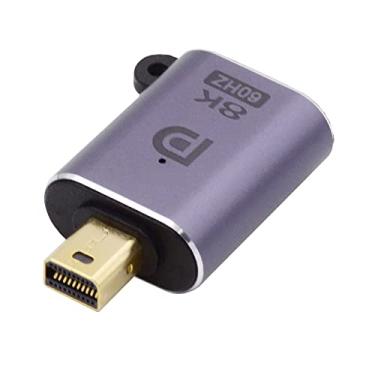 Imagem de xiwai Adaptador 8K Mini DisplayPort 1.4 macho para DP fêmea 60hz UHD 4K 144hz 7680 * 4320 Ultra-HD para laptop, PC, monitor de vídeo