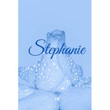 Imagem de Stephanie: Blue flower with water drops Journal