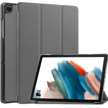 Imagem de Capa Case Para Galaxy Tab A9+ Plus SM-X210 211 215 11 Pol + Película DM ACESSÓRIOS (CINZA)