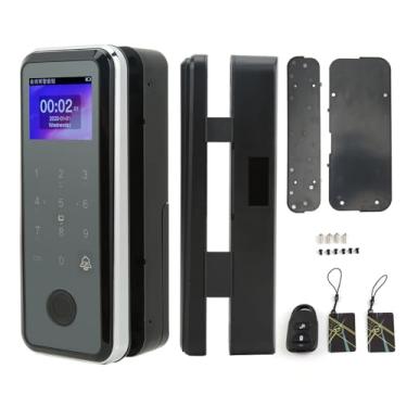 Imagem de Fechadura de porta de entrada sem chave com código, fechadura de impressão digital Fechadura de porta digital Fechaduras de porta inteligentes para porta frontal Senha de 2,4 pol.