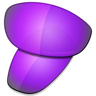 Imagem de Lentes de substituição premium da Saucer para óculos de sol Oakley Monster Dog, High Defense - Violet Purple Polarized, One Size