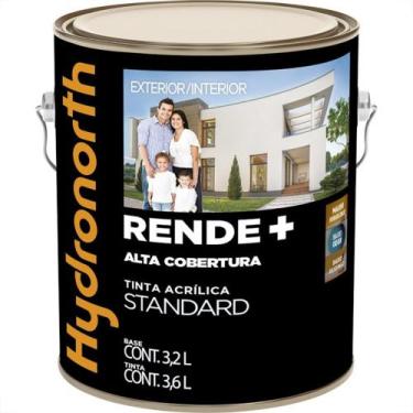 Imagem de Tinta Hydronorth Rende+ Acrilica Standard Fosco 3,6L Branco Neve