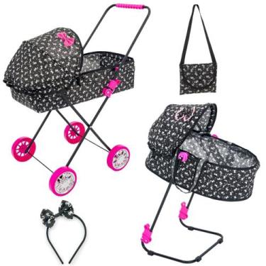 Imagem de Carrinho De Boneca Veneza Infantil Reborn Berço De Boneca - SAG TOYS, 