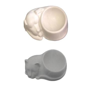 Imagem de Forma Vasilha Cuba Gato E Cachorro - garden