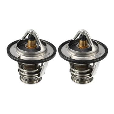 Imagem de uxcell Termostato de saída de água, 2 peças, conjunto de carcaça do termostato do refrigerante do motor para Hyundai Sonata 2006-2010 Nº 25500-3C100