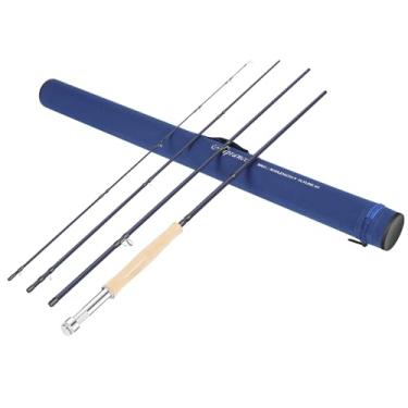 Imagem de Raprance Vara De Pesca Com Mosca 3Wt - Ação Média-Rápida Im8 Graphite Blank Com Tubo De Proteção, Vara De Viagem Leve Para Pesca De Truta E Salmão, Construção Em Fibra De Carbono