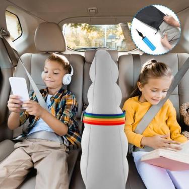Imagem de Divisória Inflável para Assento de Carro BBTO - Cinza - Para Crianças