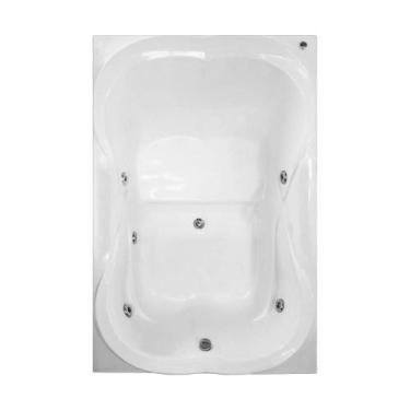 Imagem de Banheira Dupla Esmeraldas com hidro - Brasil Banheiras, 1,80x1,20x0,41