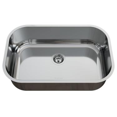 Imagem de Cuba para Pia de Cozinha em Aço Inox N2 56x35x15cm Alto Brilho com Válvula GhelPlus Inox