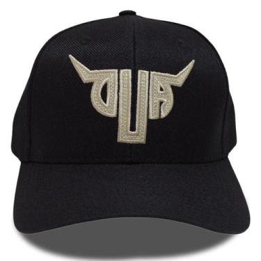 Imagem de Boné Básico Aba Curva Preto Logo Bordado Dourado Original Duagro, Pret