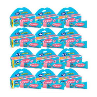Imagem de Kit 12 Hidratante Labial Carmed Fini Dentaduras 10g - Cimed