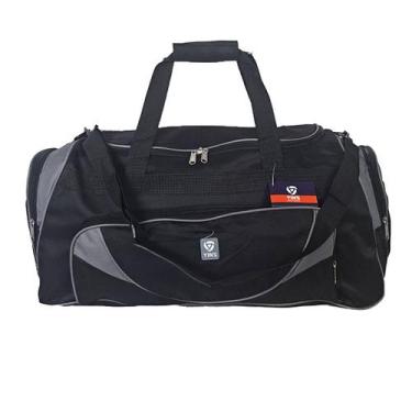 Imagem de Bolsa de Viagem Esportiva Grande 65l Yins, Preto, Cinza