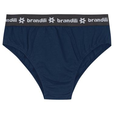 Imagem de Cueca Infantil Menino De Cotton Brandili Azul