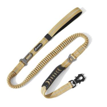 Imagem de Coleira para cães AIRUIDOG Heavy Duty Tactical Bungee 4-6 pés marrom