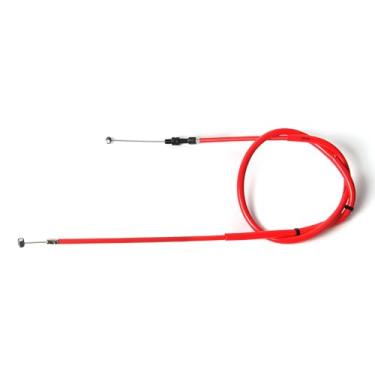 Imagem de Cabo de embreagem para Suzuki GSXR 1000 2017-2024 ABS inclui, GSX-R1000R ABS 2020-2024, linha de fio inoxidável e acessórios de substituição de motocicleta de borracha peças vermelhas