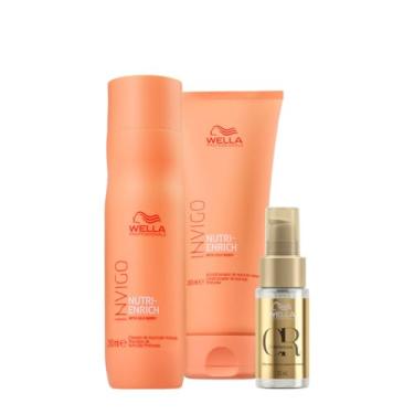 Imagem de Kit Wella Professionals Invigo Nutri-Enrich Duo Oil (3 produtos)