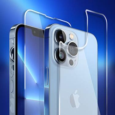 Imagem de Shacoryze Protetor de tela frontal e traseira para iPhone 13 Pro Max, vidro temperado [toque Haptico] película de temperamento frontal e traseira com clareza HD premium, anti-impressões digitais/arranhões para iPhone 13 Pro Max (6,7 polegadas)