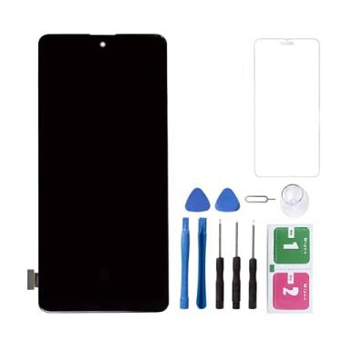 Imagem de BAIGE, Compatível com Samsung Galaxy A51 2019 SM-A515 A515 6,5 polegadas tela LCD de substituição tela sensível ao toque digitalizador montagem (kit de ferramentas de reparo com vidro temperado) (A51