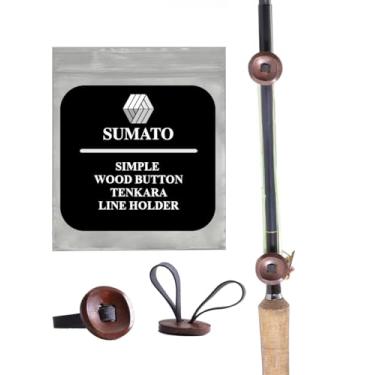 Imagem de Suporte de linha SUMATO Tenkara resistente a UV anéis elásticos Kebari pesca pequena ferramenta de pesca fácil ajustável para vara de pesca