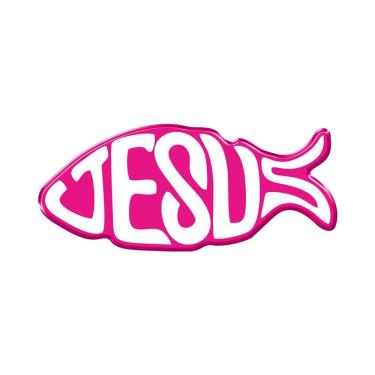 Imagem de Adesivo Decorativo Para Veiculo, Moto, Capacete, Em Relevo Facil Aplicação Jesus Rosa